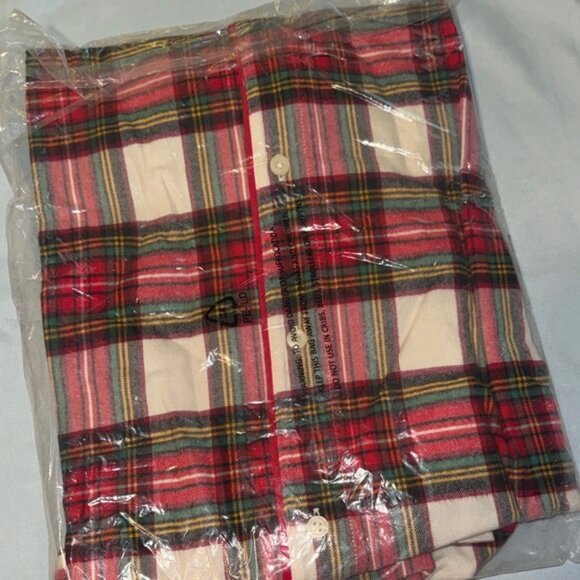 Hanna Andersson Multicolor Plaid Pajama Sleep shirt - Picture 6 of 7